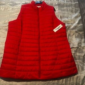 Red Puffer Vest